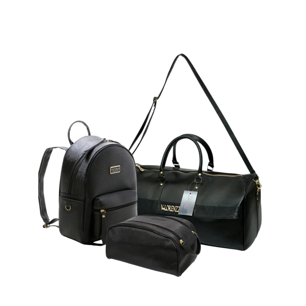 kit 3 mala + mochila + necessaire  grande viagem escolar faculdade mala de 10 kilos