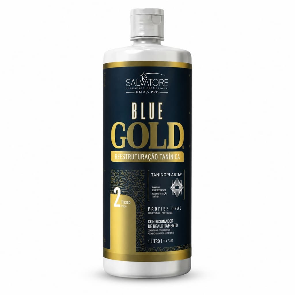 Tratamento Blue Gold Salvatore Reestruturação Taninica Força Recontrução Alinhamento Original 1 L