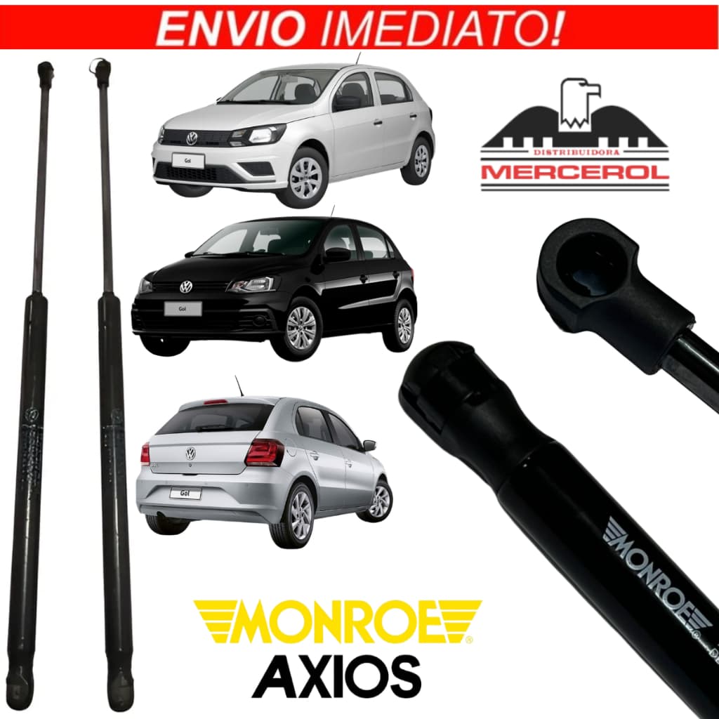 PAR AMORTECEDORES P/MALAS MONROE AXIOS GOL G5/G8