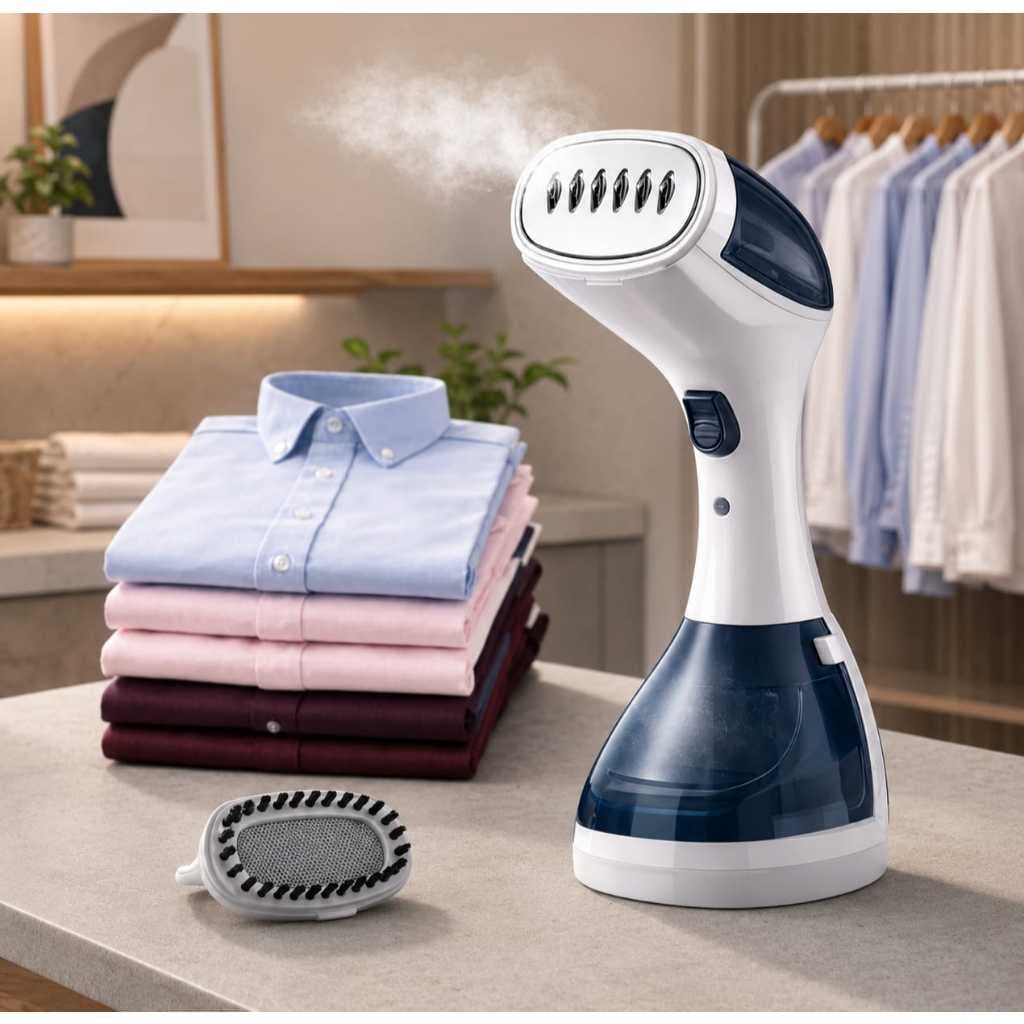 Passadeira De Roupa Portátil à Vapor Vaporizador Ferro 1200v110V Para Roupas Aquecimento Rápido Prática e Compacta