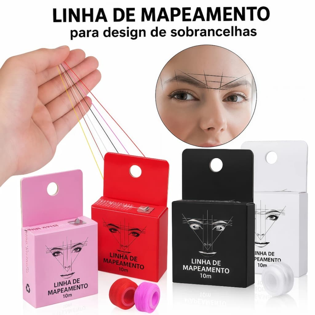 Linha Pigmentada De Marcação Design De Sobrancelhas