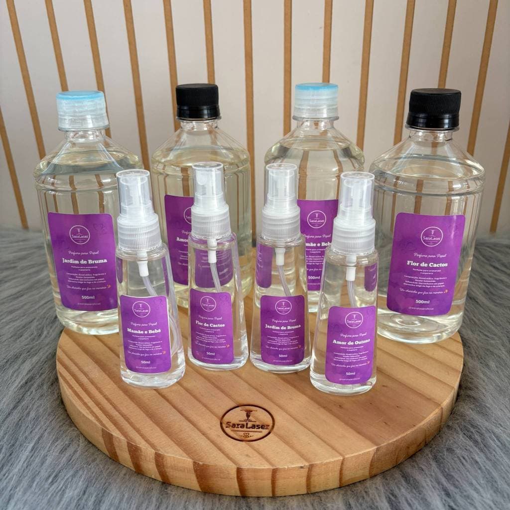 Perfume de Papel Aromatizador 50ml – Cheirinho para papel em geral