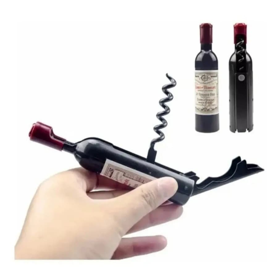 Saca-rolhas Abridor de Garrafa Metal Magnético Top Presentes Vinho