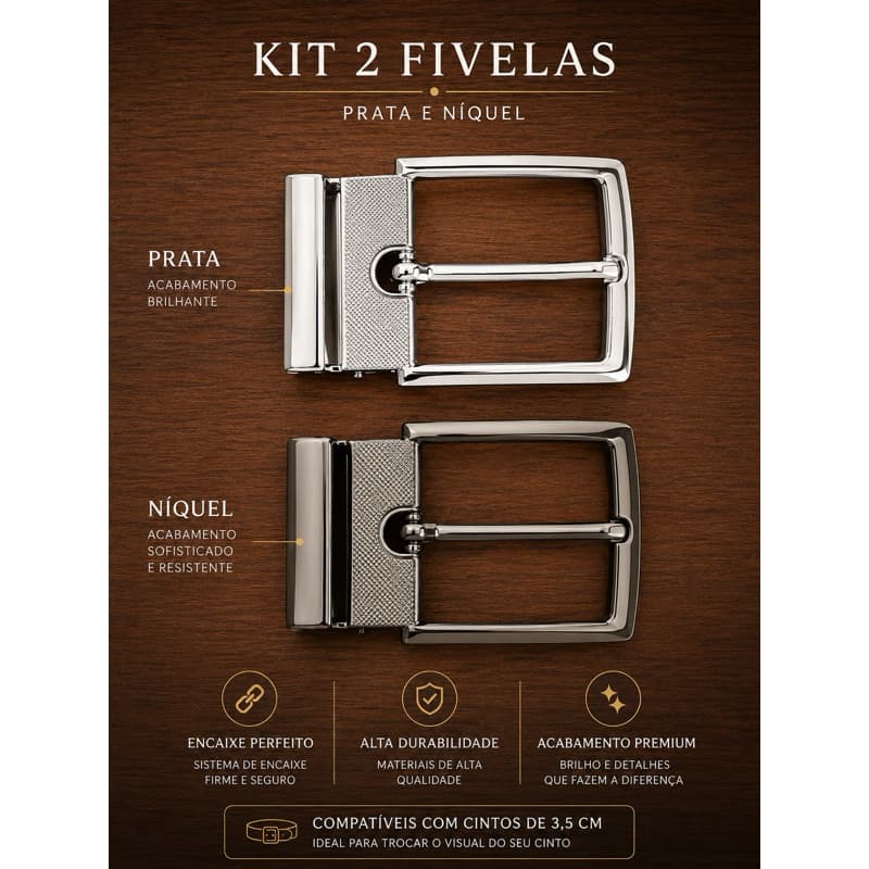 FIVELA C GARRA 3.5MM GRAFITE E PRATA