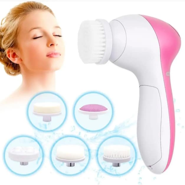 Aparelho Massageador Facial 5 em 1 Rotativo Portátil