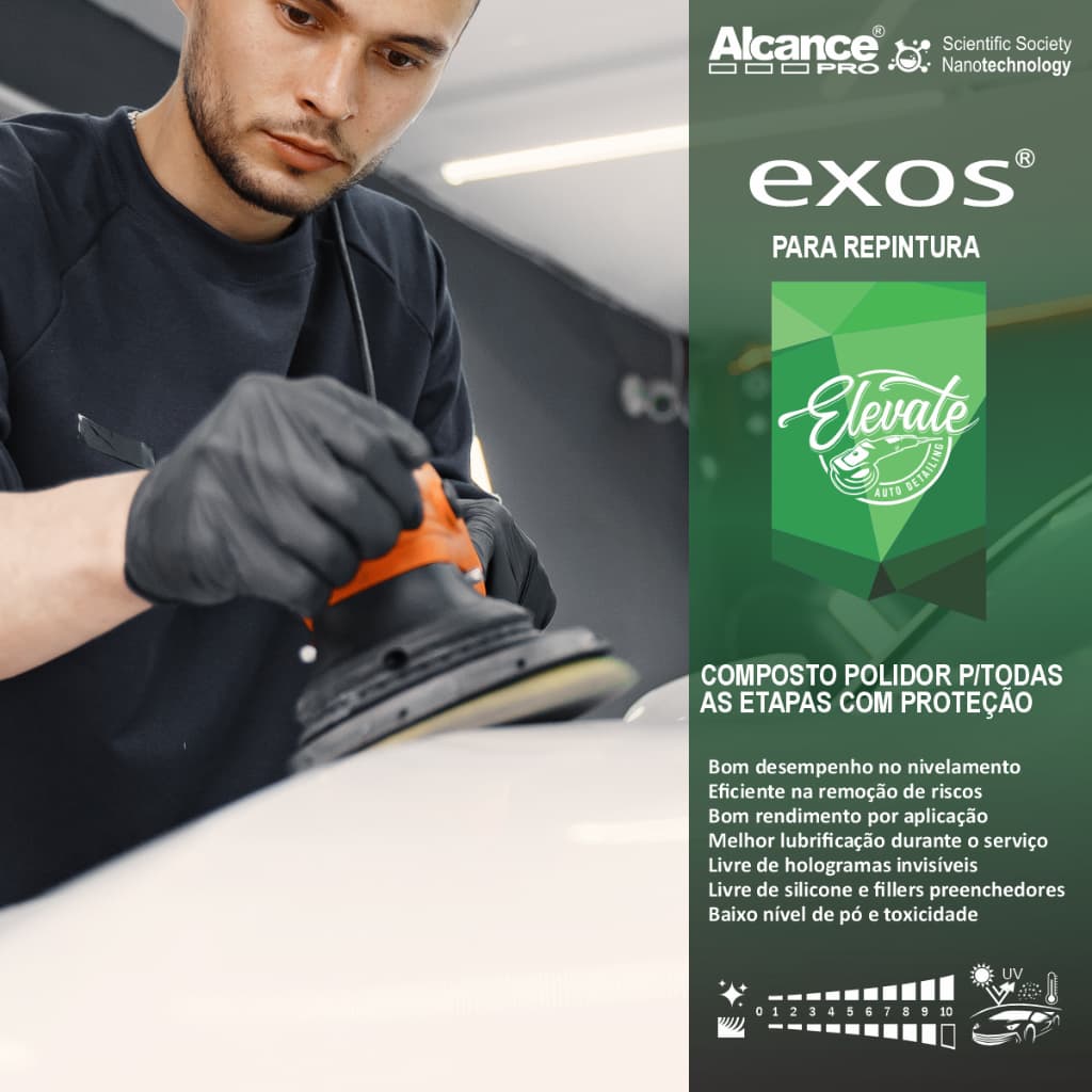 Composto Polidor Exos Para Repintura 636g Alcance