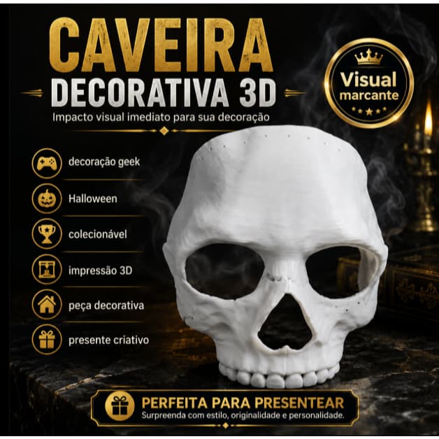 Máscara Tática Caveira Ghost Face Airsoft para Cosplay Halloween Fantasia Gamer Impressão 3D