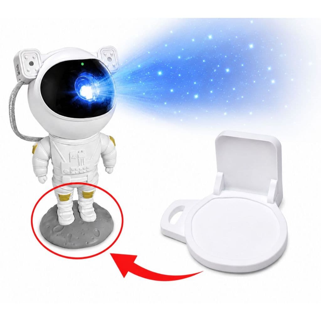Suporte De Parede Para Projetor Galaxia Astronauta Com Parafusos E Buchas