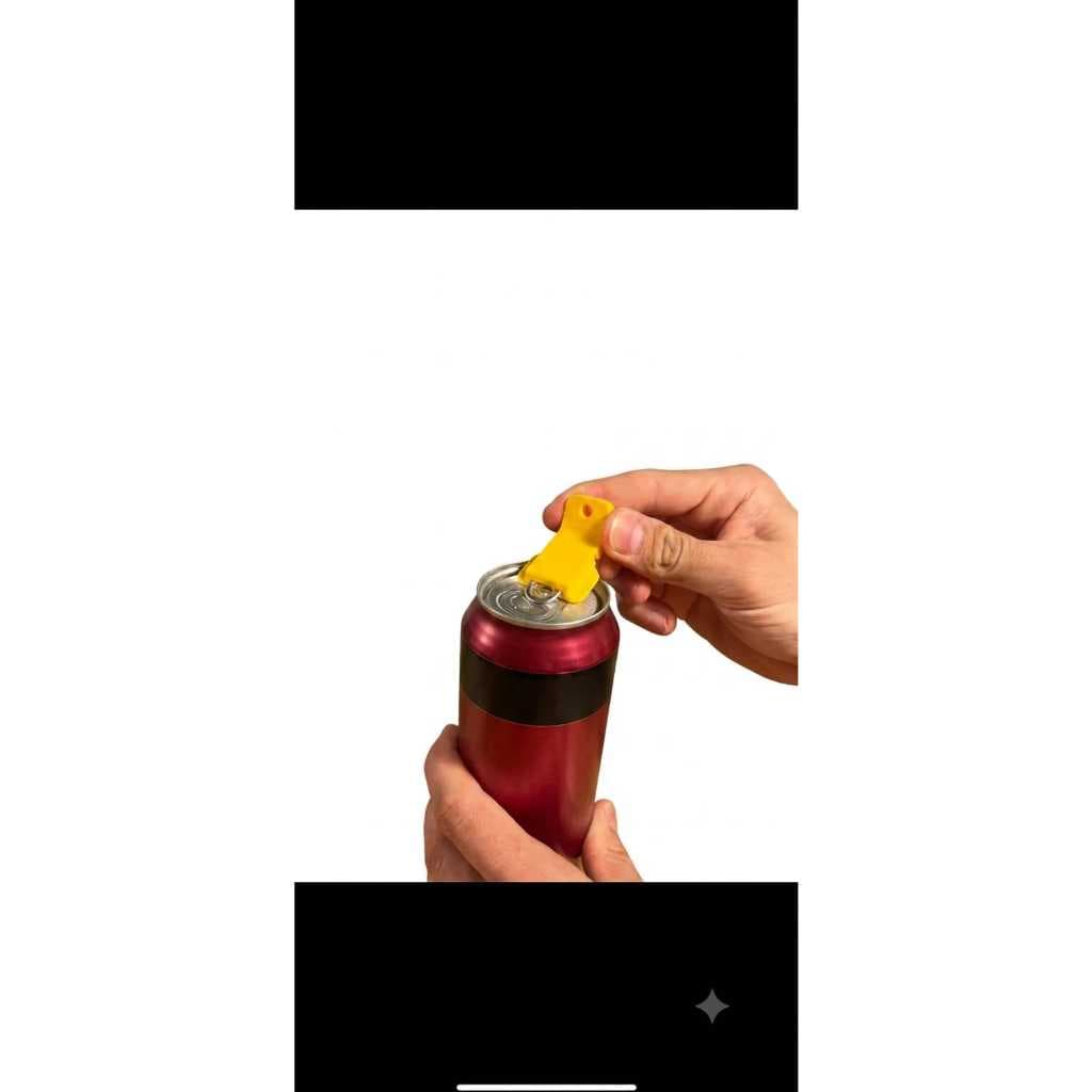 Kit com 2 Abridores de Lata com Tampa Reutilizável | Impressão 3D