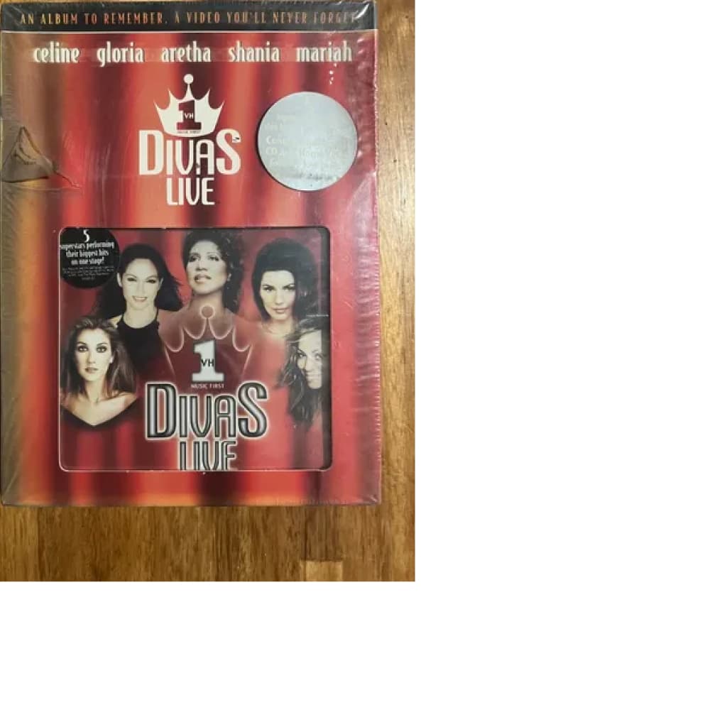 vhs + cd   Divas Live Vh1 Dion Estefan Twain Carey Vhs