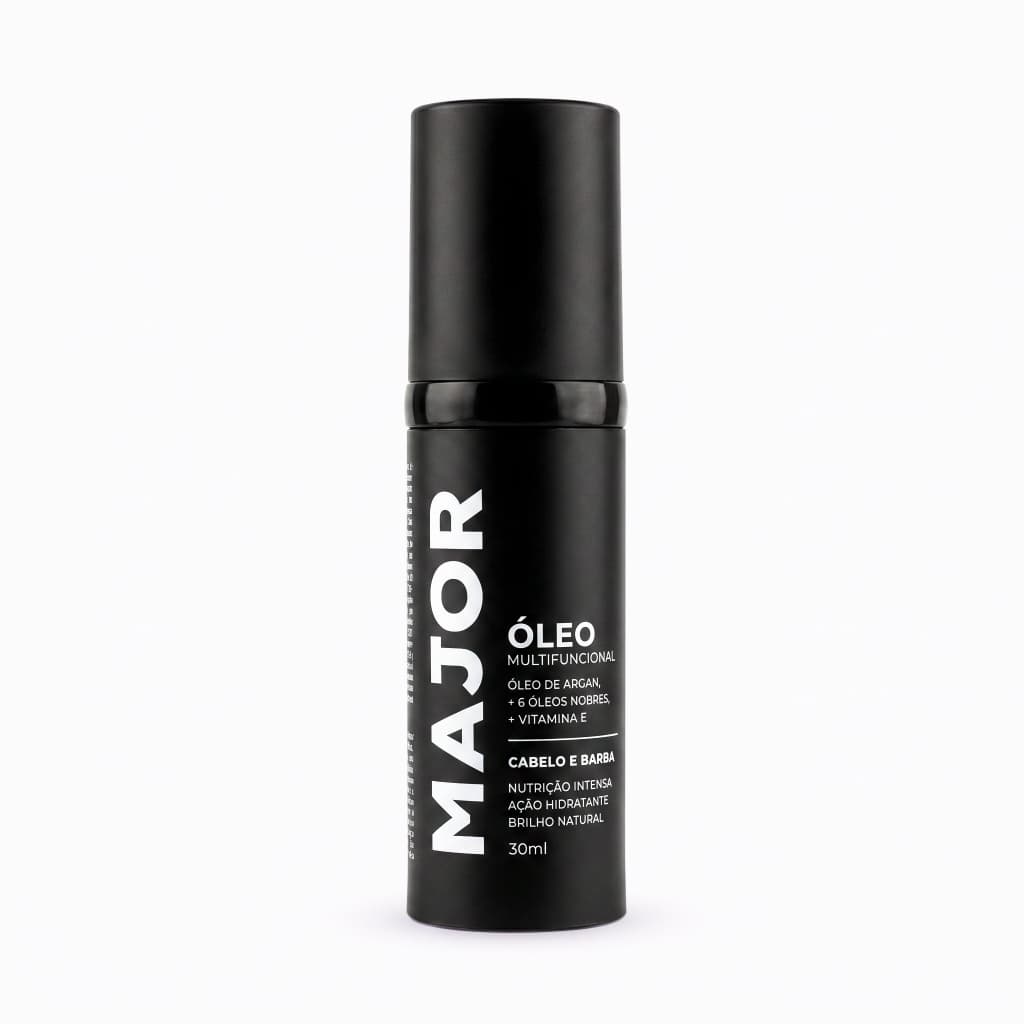 Óleo Para Barba e Cabelo Com Argan Hidrata Reduz Frizz e Da Brilho