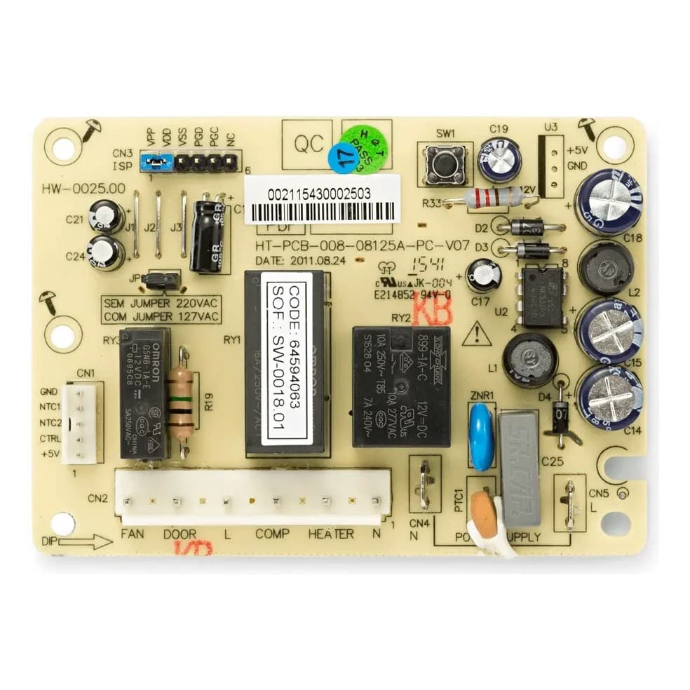 Placa de Potência Geladeira Electrolux Df34a Df35a Df35x 64594063 Bivolt Original