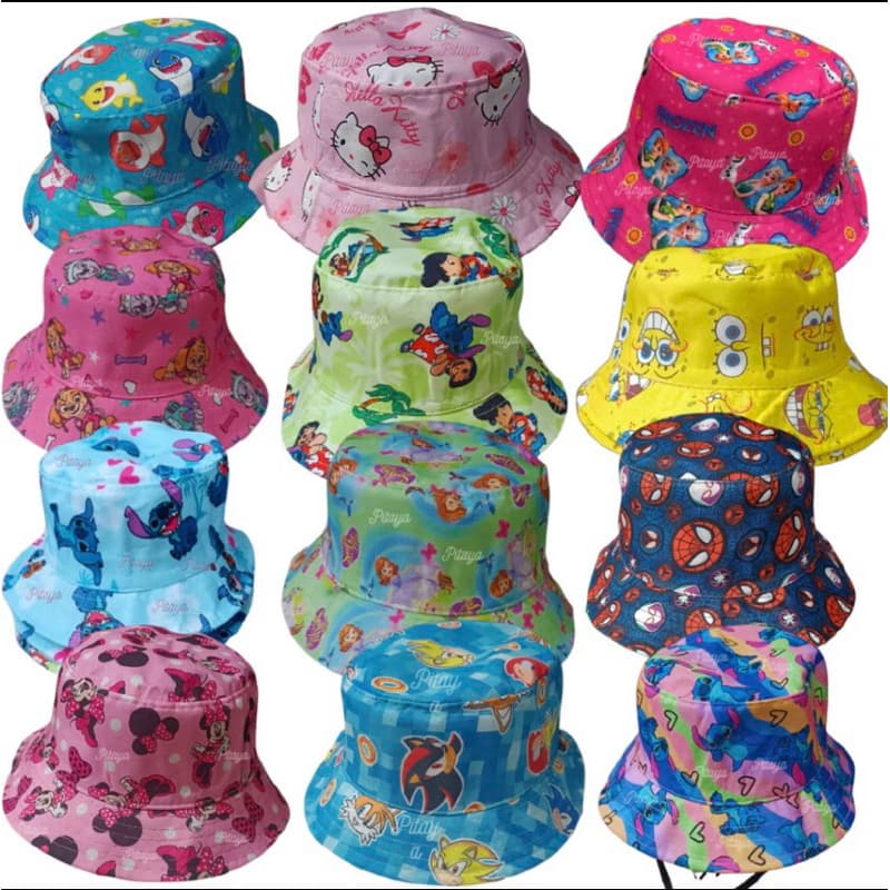 CHAPÉU BUCKET INFANTIL/CHAPÉU DE SOL INFANTIL