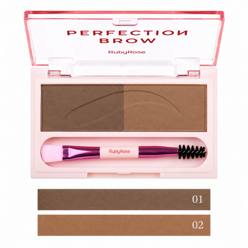 Sombra Para Sobrancelha Duo BROW PERFECTION Ruby Rose 4g NOVIDADE