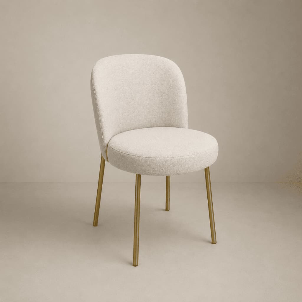 Cadeira Elegance Ayla Base de Ferro Diversas Cores Jantar Penteadeira Salão Recepção