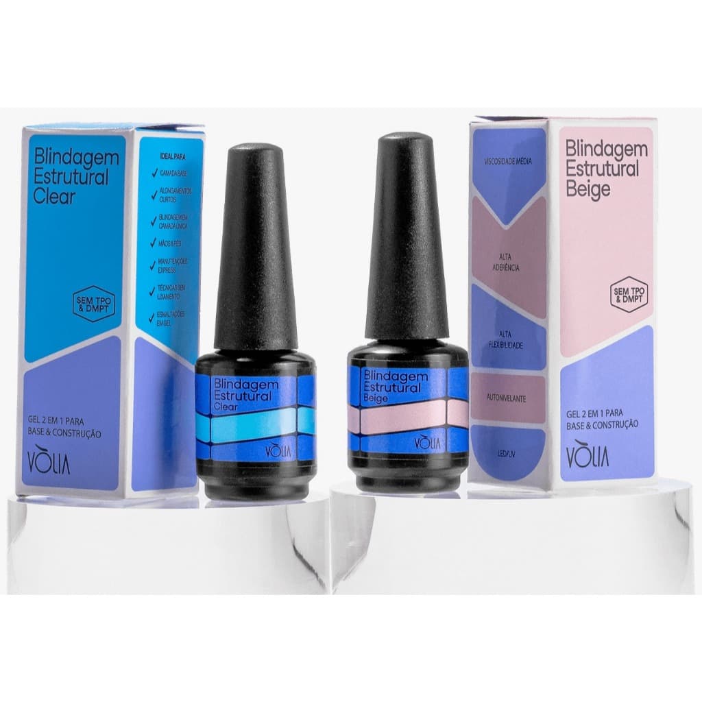 Gel Vòlia Blindagem Estrutural 9g Base Construção Alongamento Unhas UV LED