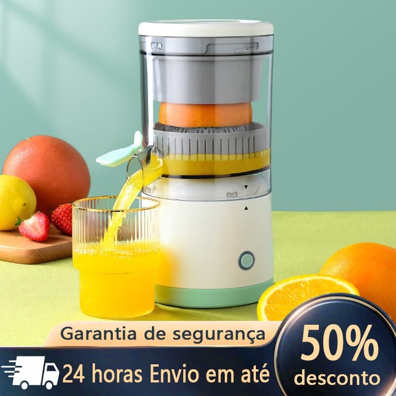 Espremedor elétrico de laranja e limão suco de frutas recarregável via USB para cozinha