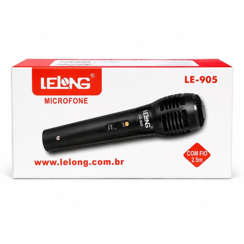 MICROFONE COM FIO LE-905 – LELONG