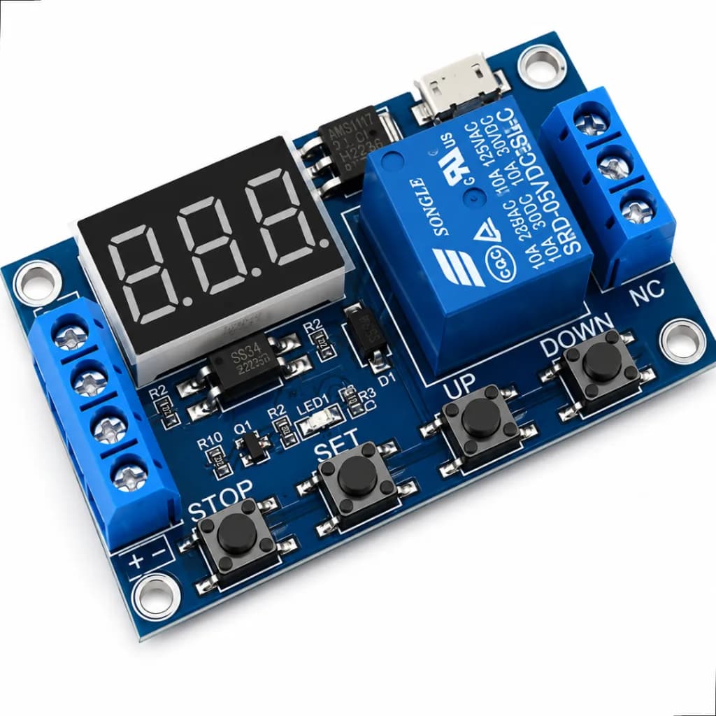 Relé Temporizador Digital Ajustável Timer Para Chocadeira