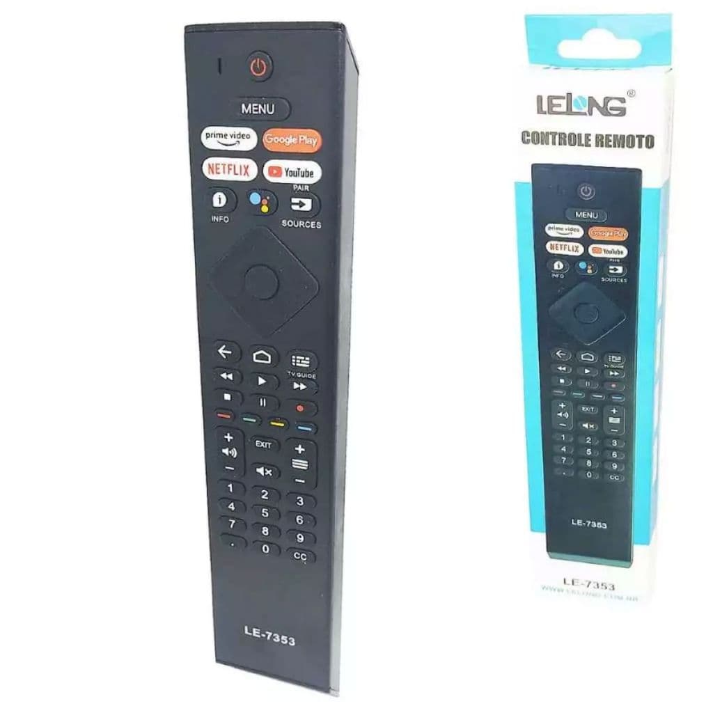 Controle Remoto Para Philips Smart Uhd 4k Led Skylink 50PUG7406/78 55PUG7406/78 LE 7353