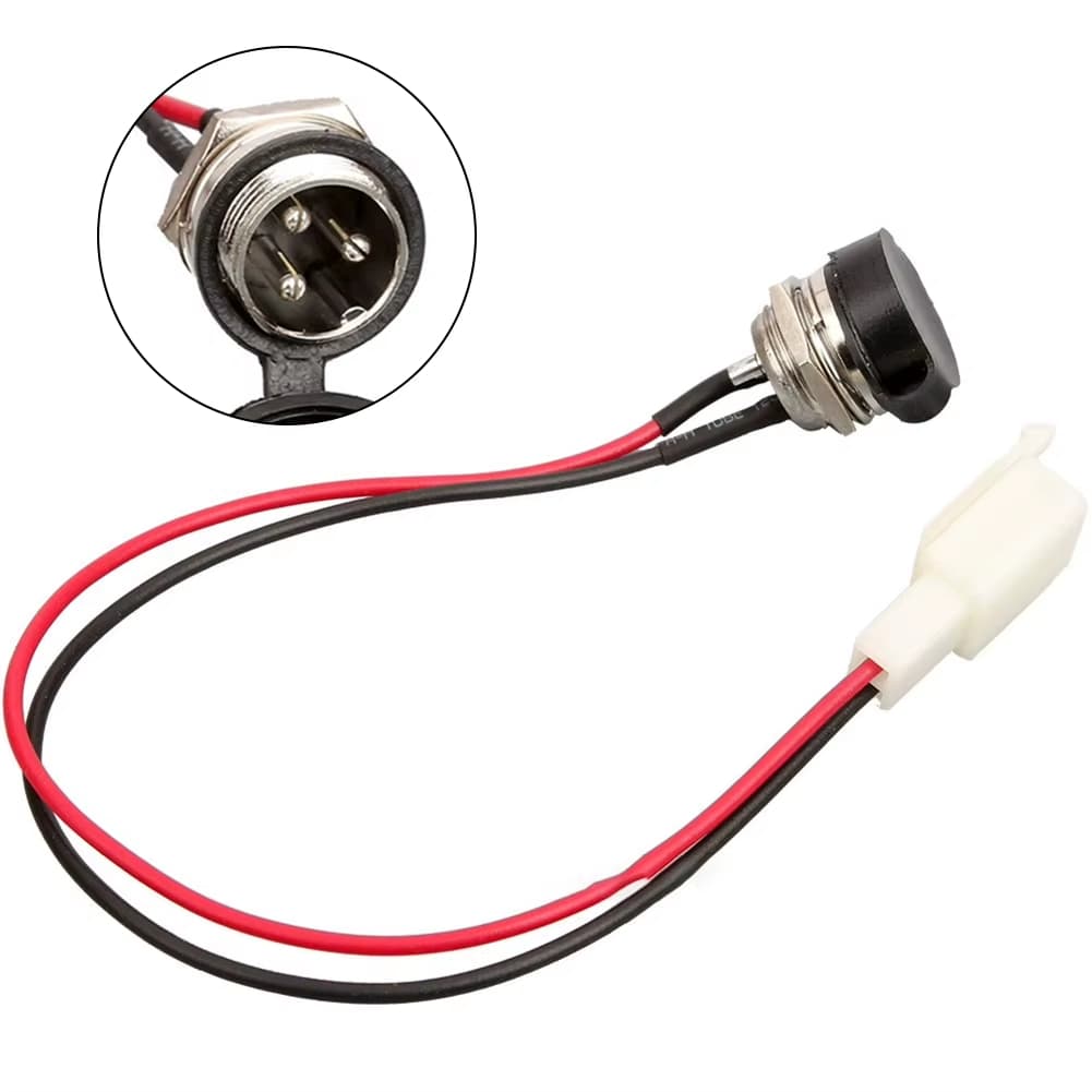 Conector Cabo Para Scooter Elétrica 48v 60v Bike Elétrica Patinete Elétrico