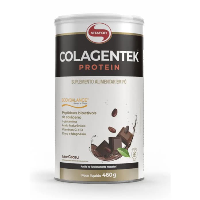 Colagentek protein sabor cacau lata 460
