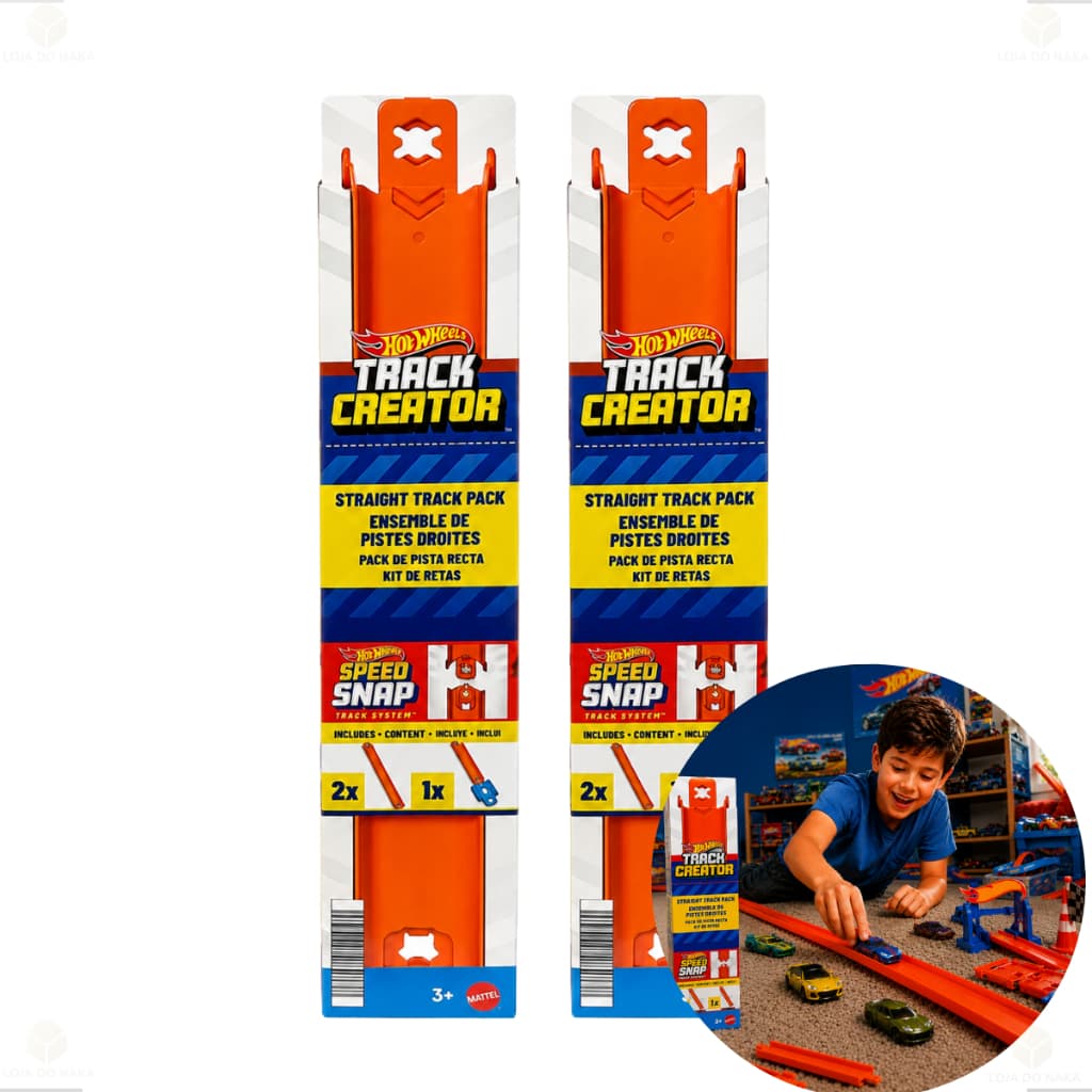 Kit 2 Extensor De Pista Hot Wheels Track Creator Mattel