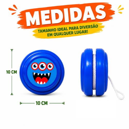 Kit 12 a 48 Ioio Brinquedo para Sacolinhas Surpresas Diversas Cores Yoyo