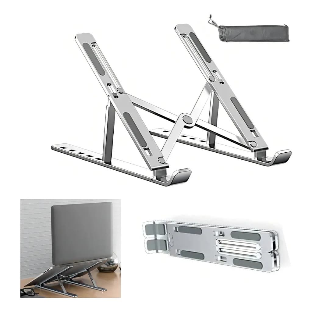 Base Suporte Para Notebook  Portátil Articulado Dobrável Tablet Laptop Mesa Davely Base Suporte Portátil Para Celular