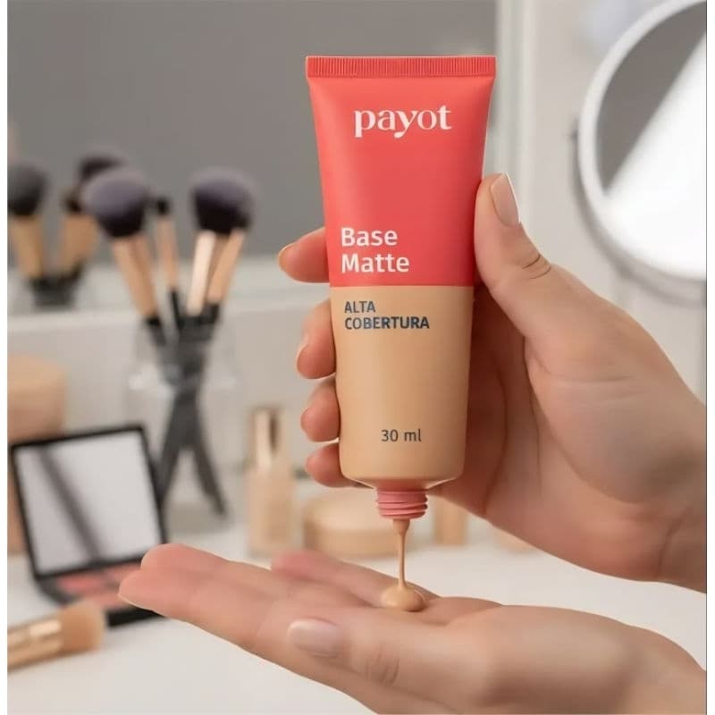 Base Líquida Matte Payot 30ml com Cobertura Alta