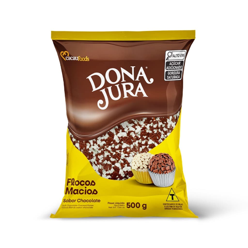 Flocos Macio Gourmet Mesclado 500g Decora Dona Jura