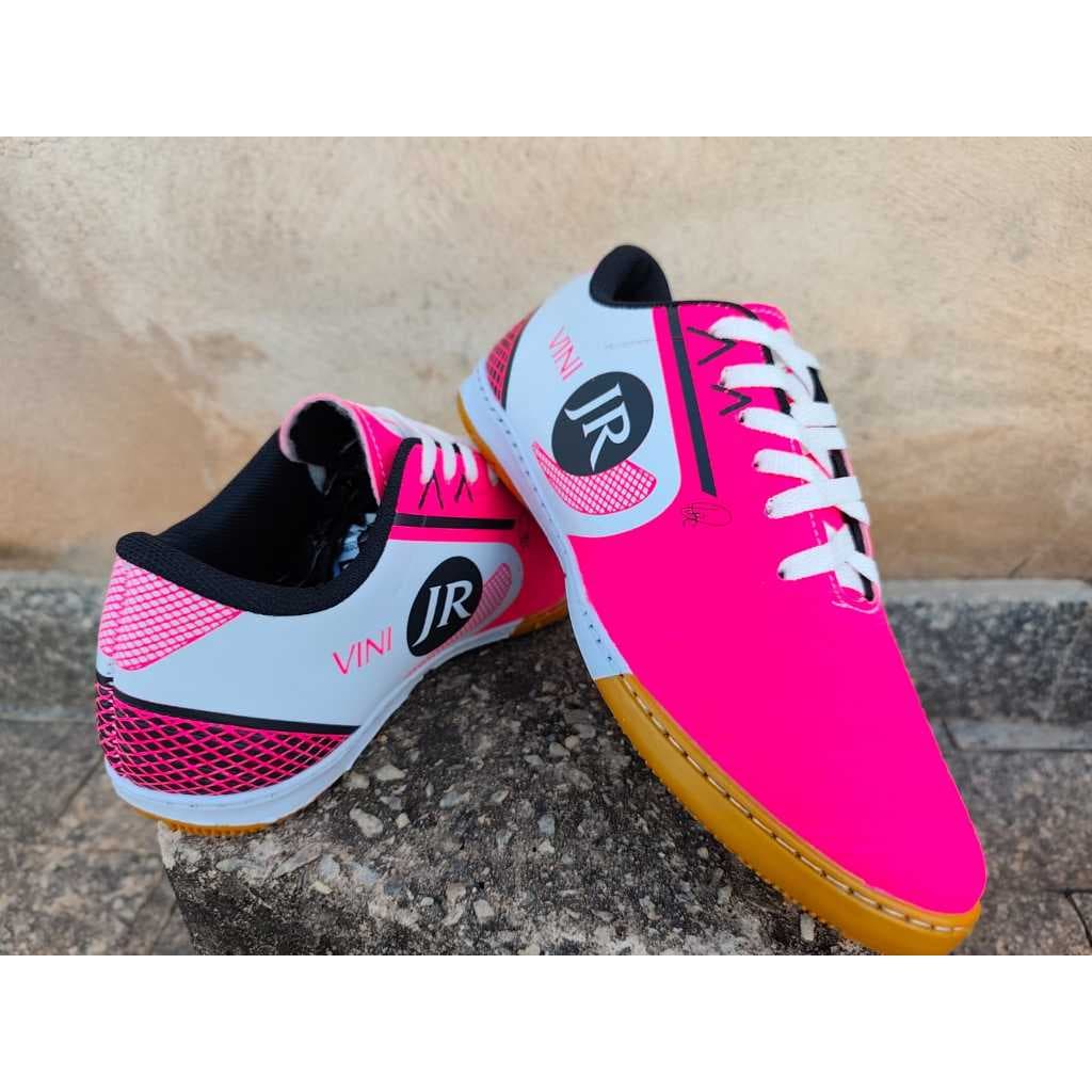 chuteira pink vini futisa,quadra,salao,espoprte,campo