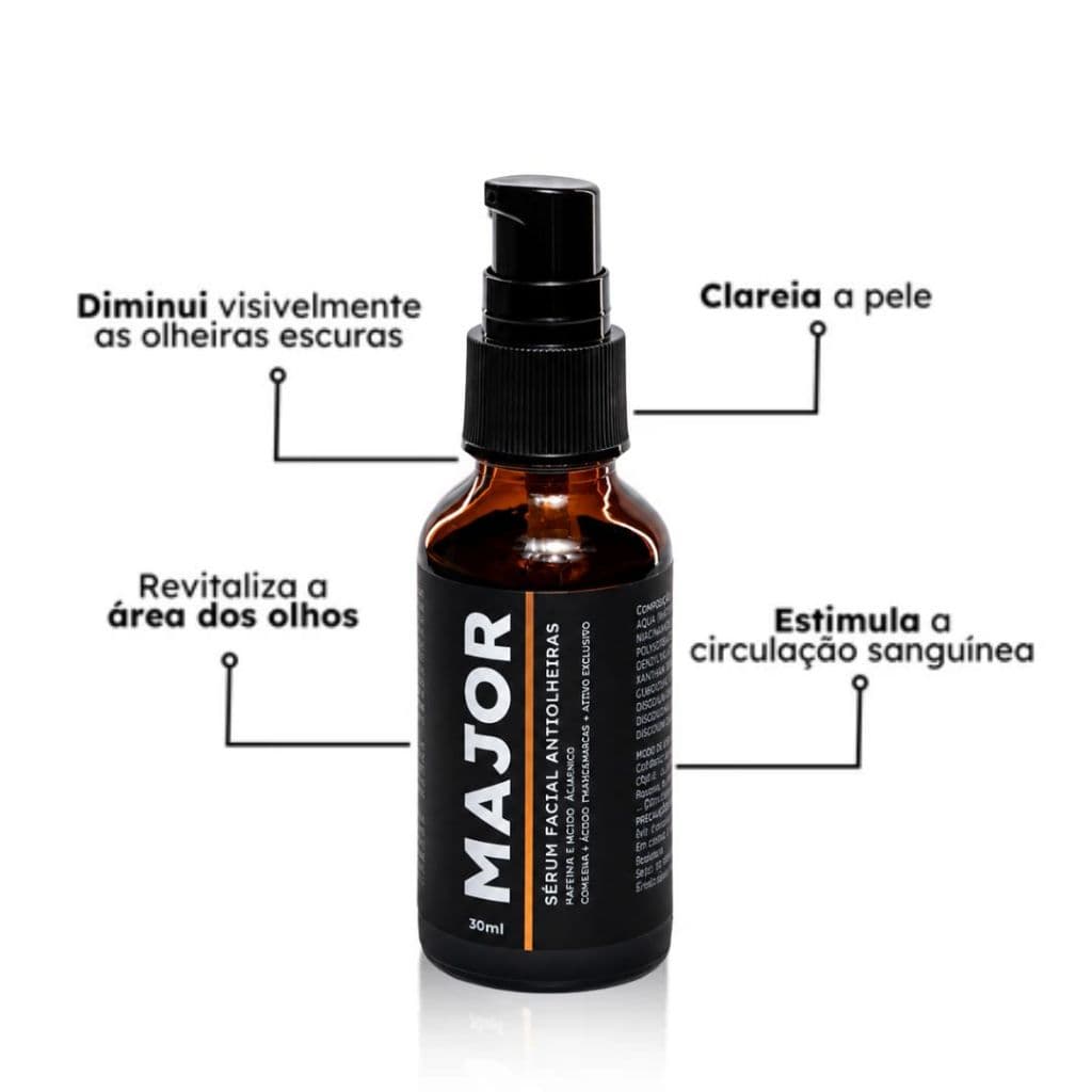 Serum Facial Antiolheiras Cuidado E Skincare 30ml - Major