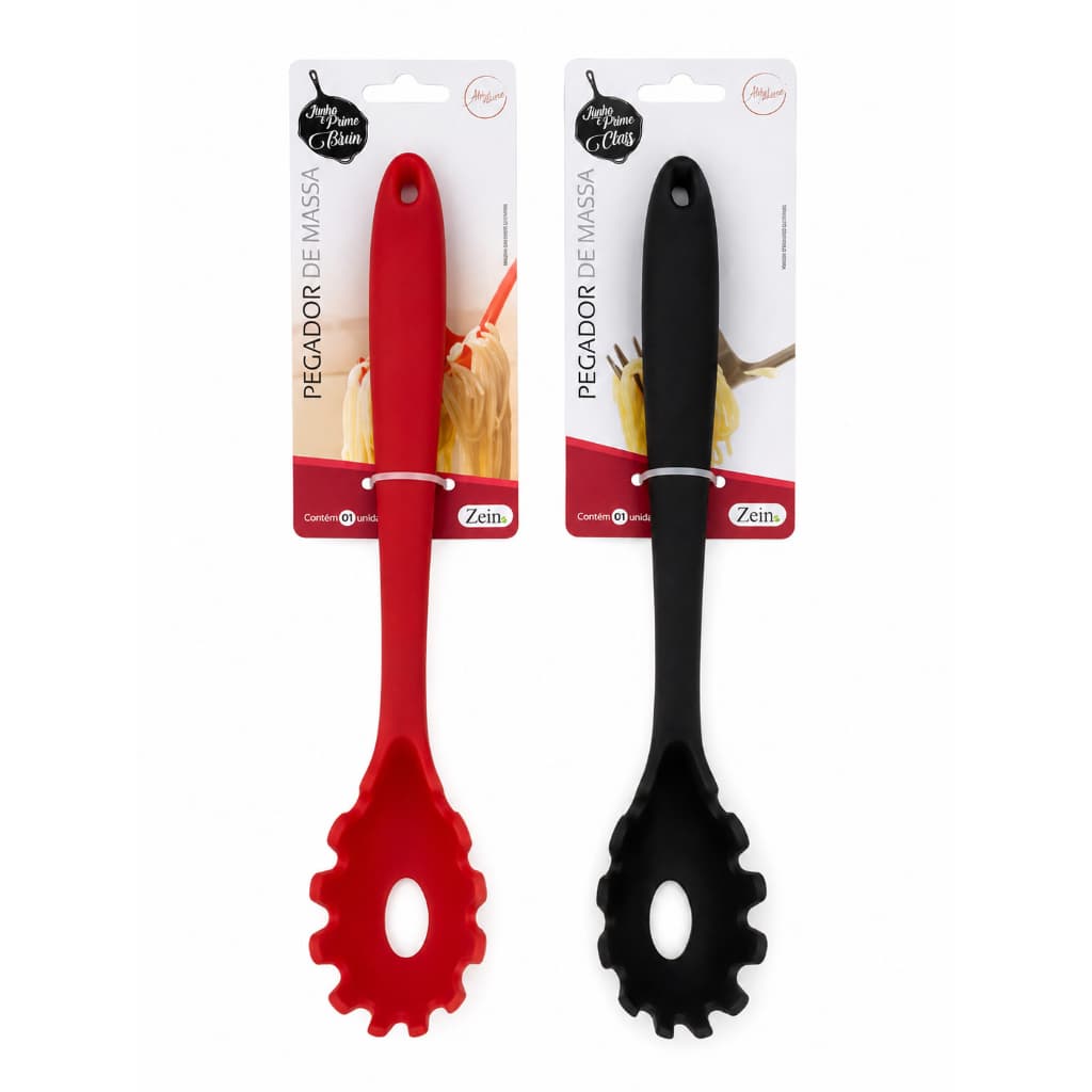 Concha Pegador de Macarrão Massa Silicone Resistente ao Calor Não Risca Panela