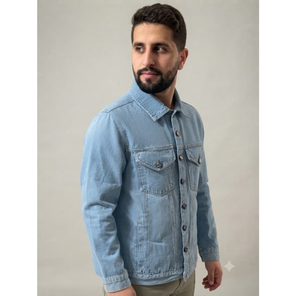 Jaqueta Jeans Masculina Premium – Lavagem Delavê