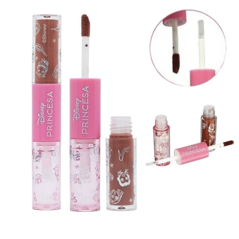 Lip Duo Batom Matte +Top Coot ORIGINAL PRINCESA FENZZA A Prova D'água Longa Duração Hidratante Maquiagem feminina Gloss