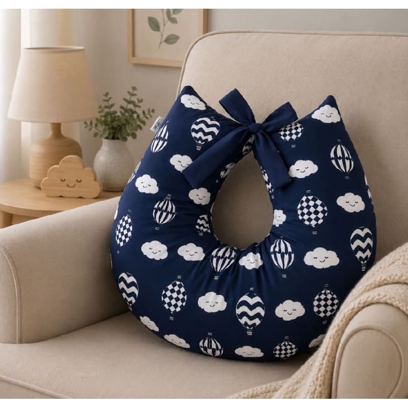 Almofada Para Amamentação Com Zíper Capa Removível Várias Estampas Menino e Menina