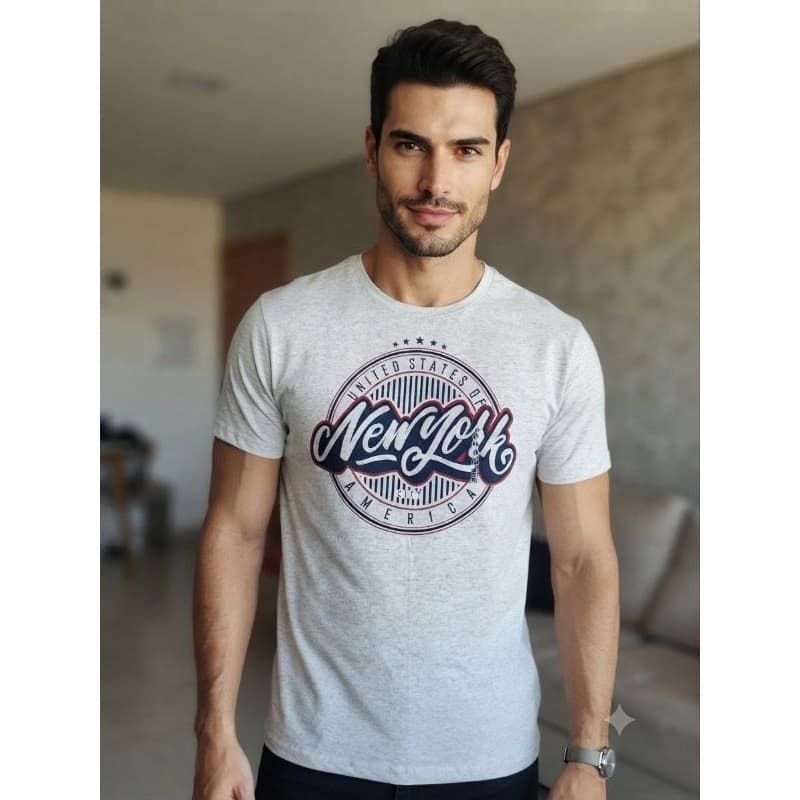 kit com 10 camisetas masculinas novas atacado revenda Algodão P M G