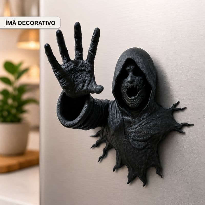 Ímã Decorativo Figura Sombria Decoração Geek Colecionável