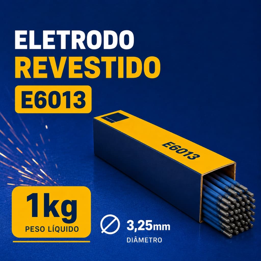 Eletrodo Revestido E6013 3,25mm 1kg Solda Ferro Aço Gerdau