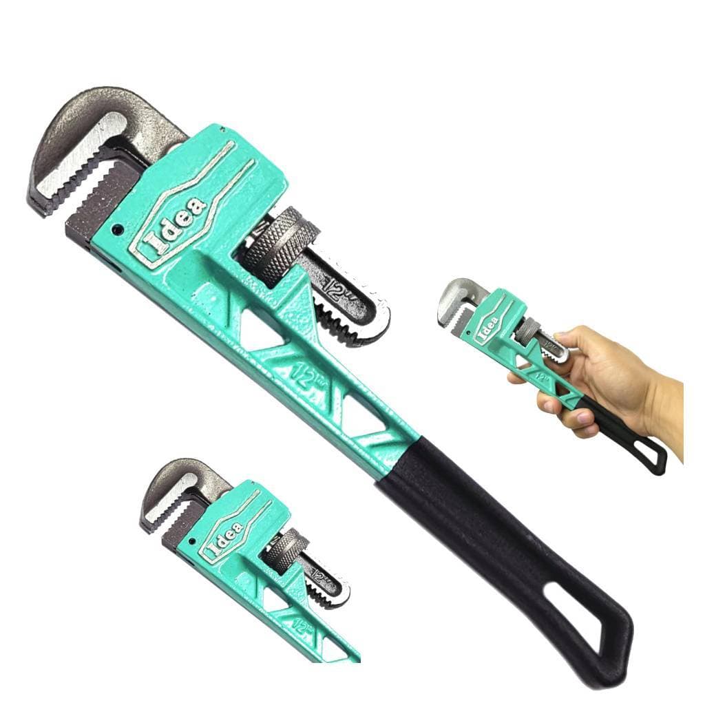 Chave Grifo Industrial 12 Pol Tipo Americana Para Tubo Aço Forjado Resistente
