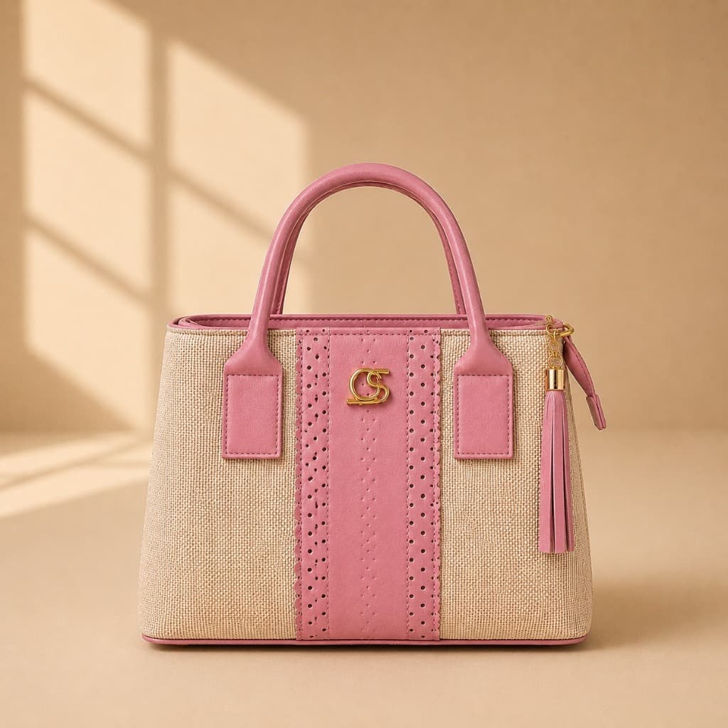 Bolsa Feminina Paris, Modelo Despojado, Bolsa Elegante, Detalhe em Tecido, Passeio, Jantar, Festa, Casamento, Gaby Show