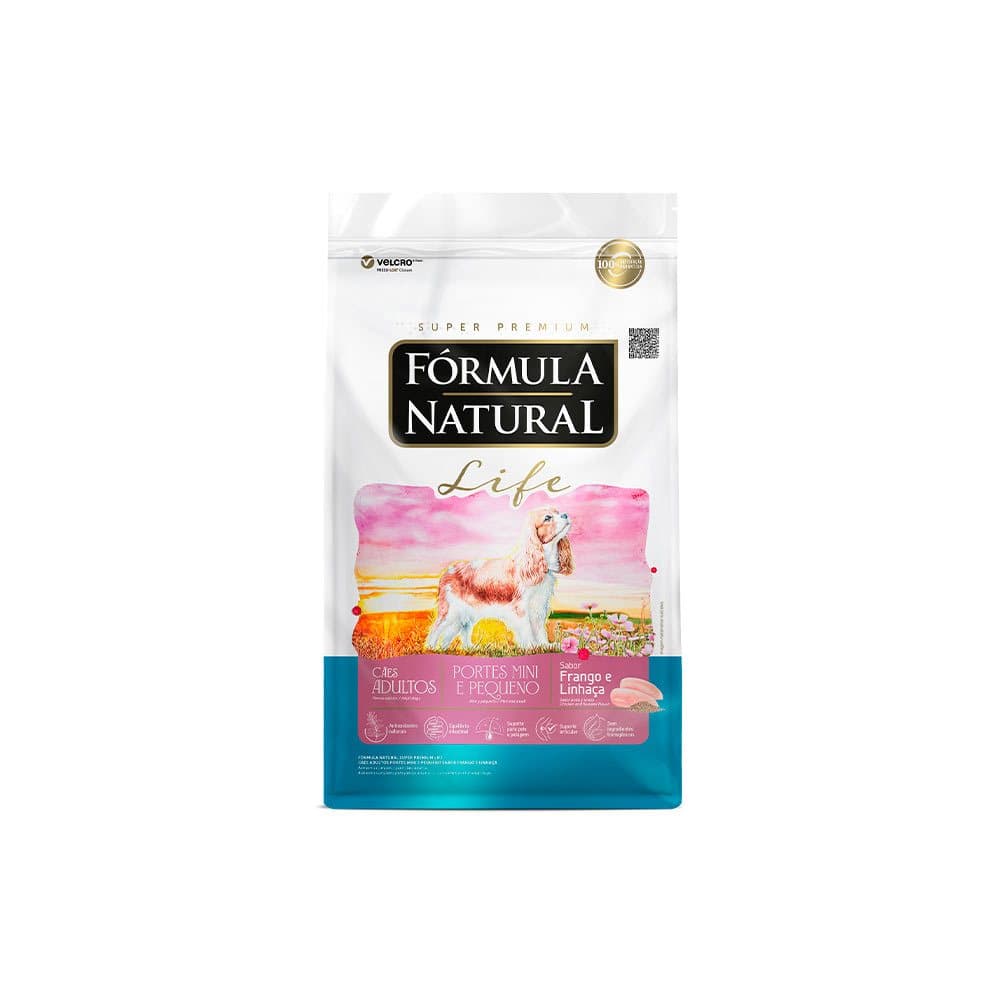 Fórmula Natural Life Ração Cães Adultos Porte Mini e Pequeno 15kg