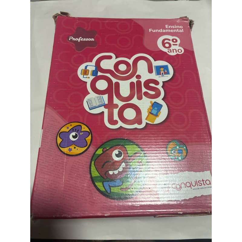 Kit Sistema Conquista 6º Ano Ensino Fundamental | Livros do Professor + Caixa Organizadora