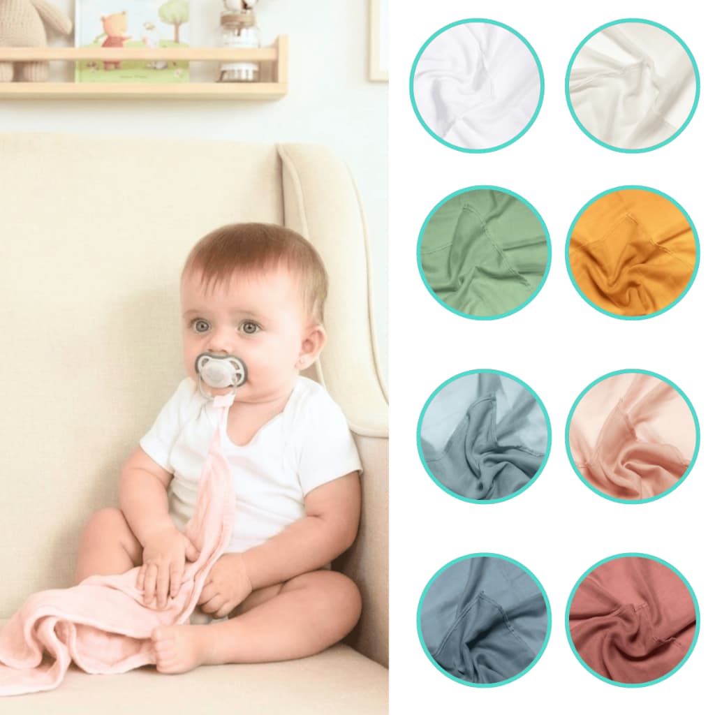 Paninho de Boca Soft Bebê com Prendedor – Papi Baby Colors – Kit 2