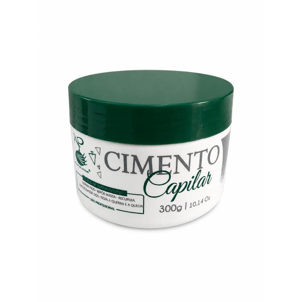 Mascara Cimento Capilar 300 GRS Reconstrução Profunda Antiquebra Fortalecedor Capilar