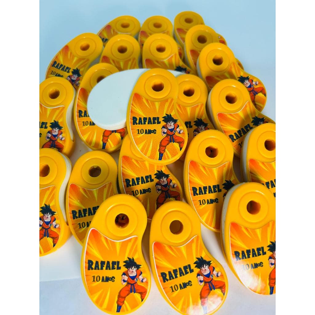 Kit 10 Unidades de Borracha em TPR com Capa Protetora Personalizada