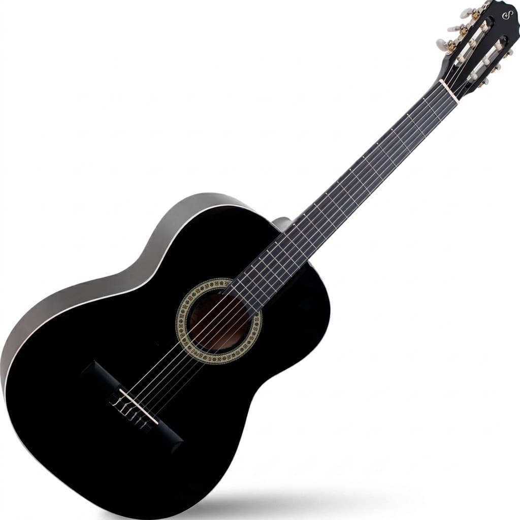 Violão Nylon Clássico Acústico Giannini N-14 Preto - Leve, Confortável e Qualidade Sonora Excelente