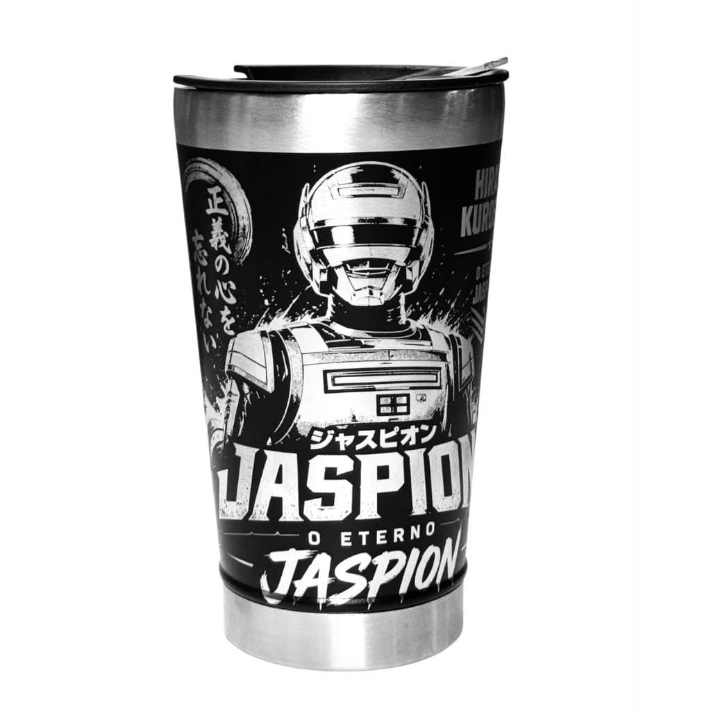Copo Térmico 473ml Personalizado Jaspion Gravação laser PREMIUM Presente Exclusivo Ideal