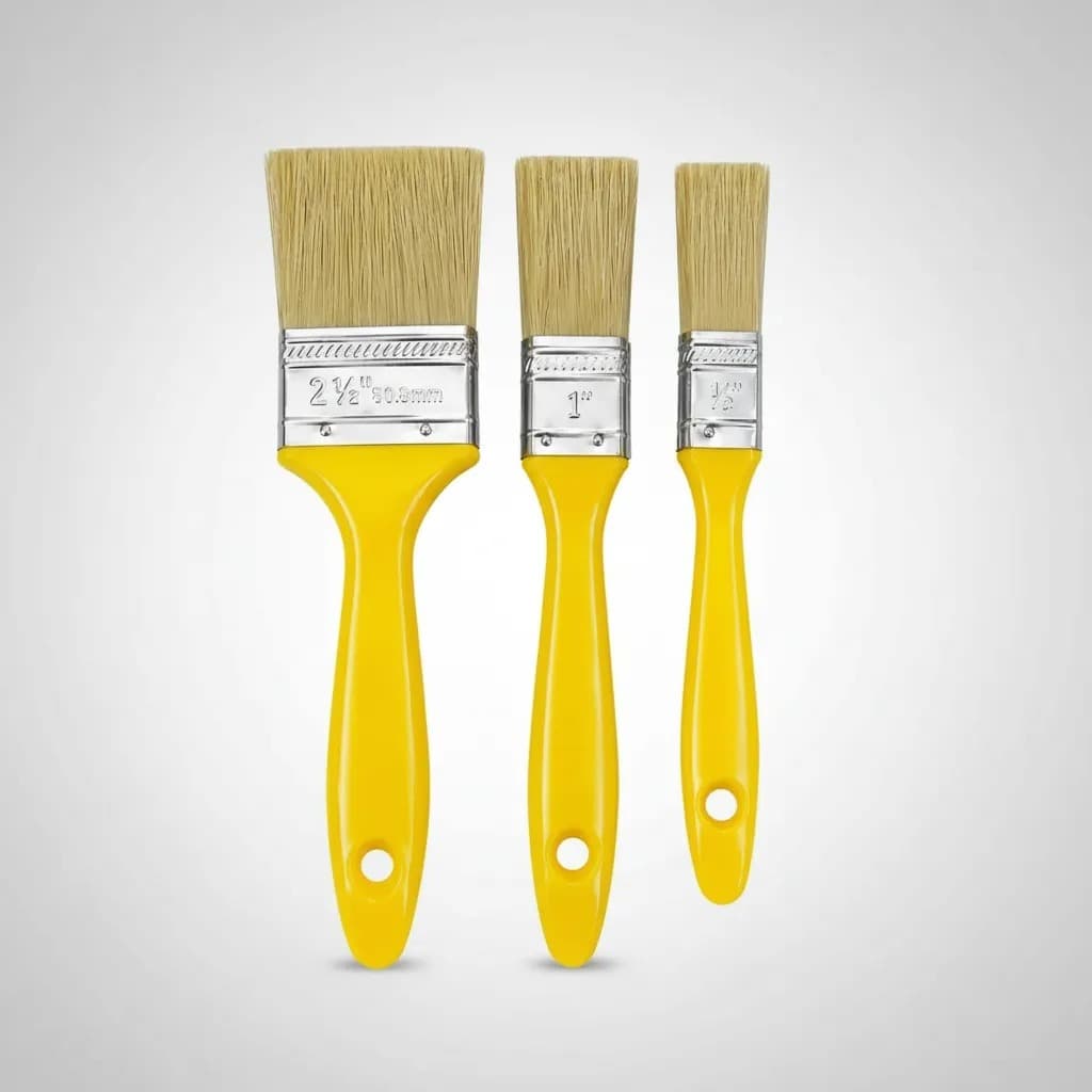 Kit 3 Pincéis Para Pintura Hutz